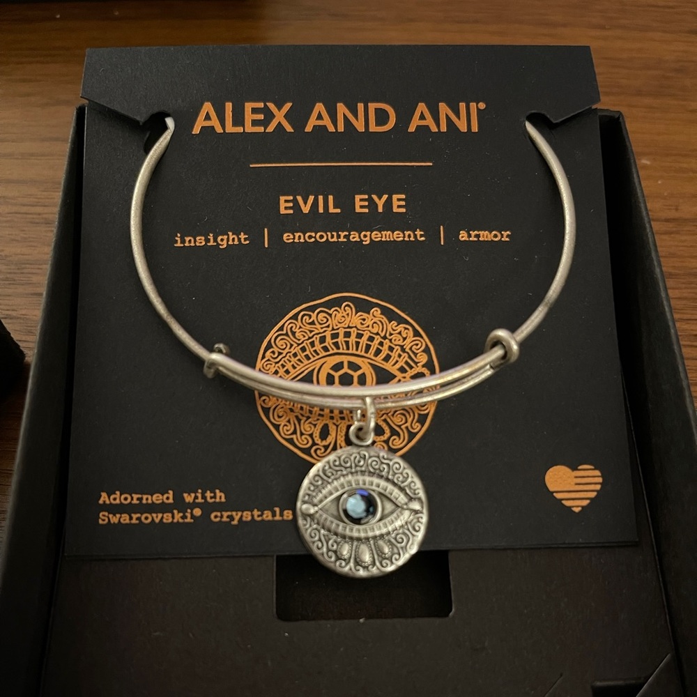 Alex and Ani Evil Eye Charm Bangle